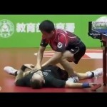 The funniest Ping Pong match ever - hilarious table tennis masters - YouTube