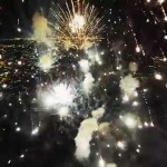 Fireworks filmed with a drone - YouTube