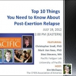 Top 10 Things You Should Know About Post-Exertional Relapse - YouTube