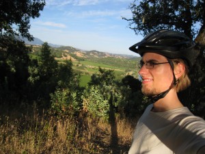 Recovery indeed! Johannes after a bike ride..