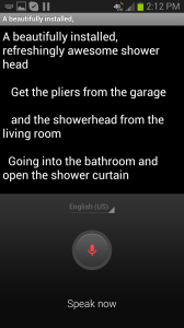 You can even speak your mini-tasks into your smartphone using voice recognition
