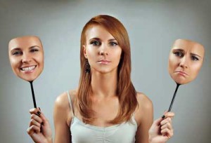 woman with masks