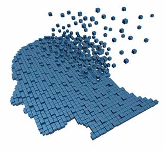 brain disappearing