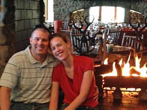 Andrea and her husband
