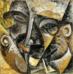 Man's Head abstract