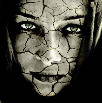 woman in pain
