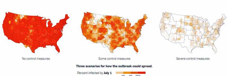 COVID-19 Spread U.S.