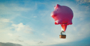 Hot air piggy