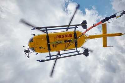 Rescue helicopter
