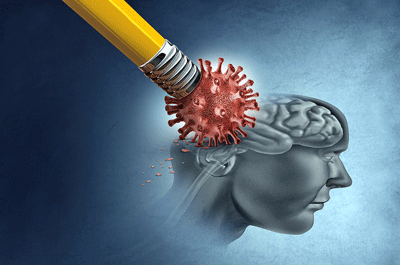 brain on fire. 
