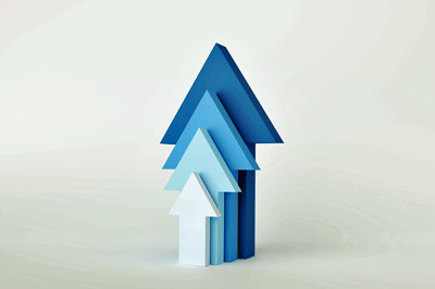 arrows pointing upwards