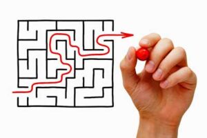 maze solved