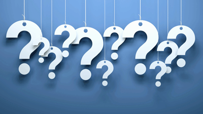 question marks