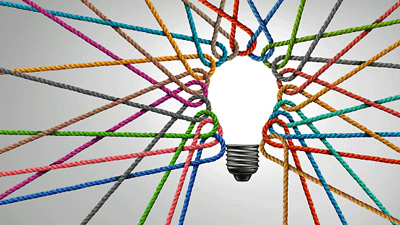 connections light bulb